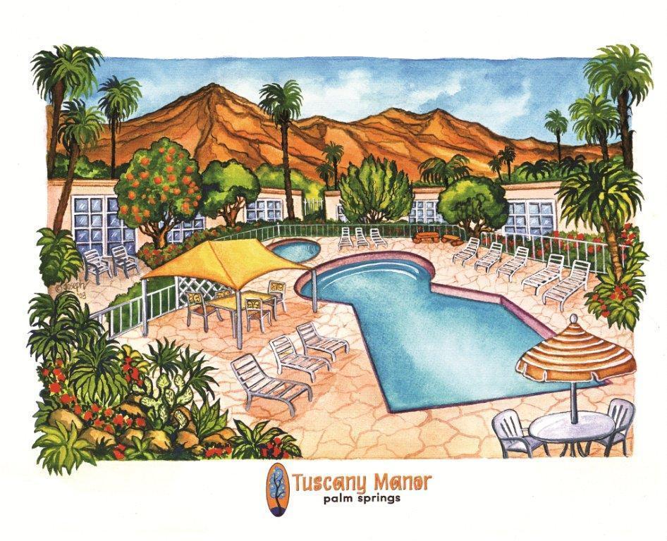 Tuscany Manor Palm Springs Exterior foto